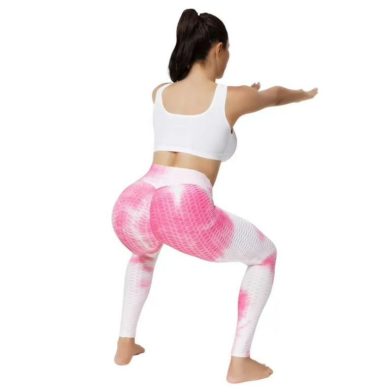 Z Avenue Women's Tie-dye Print Fitness Workout Fit Leggings High Waist  Biker Dri Leggings Yoga Pants