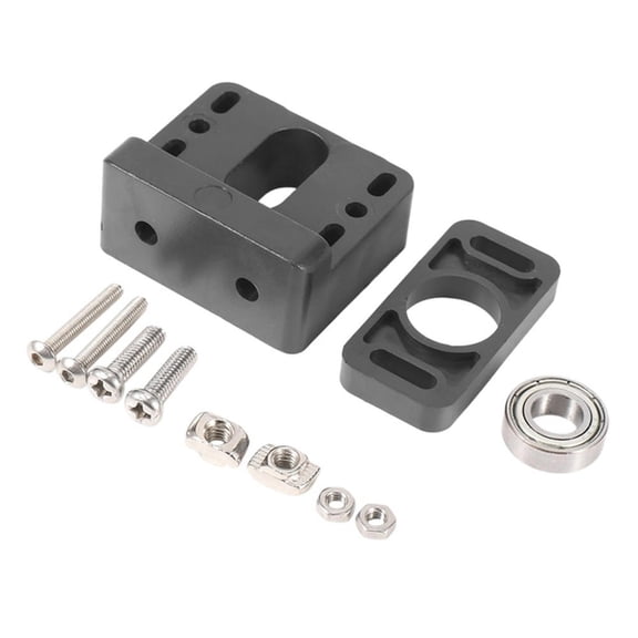 Z Axis Lead Screw Fixing Block Aluminum Block 3D Printer Lead Screw Fix Mount For CR-10 Ender 3 Z-Rod Bearing Holder
