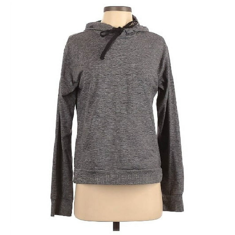 Z BY ZELLA Women's Long Sleeve Drawstring Hoodie Sweatshirt Pullover Gray  S, NWT 