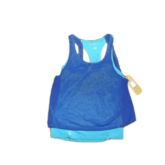 Z BY ZOBHA Women's Double Layer Tank Top (Cobalt Ink/Blue, M)