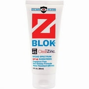 Z Blok Sunscreen 2oz Clear Zinc SPF 45 2oz