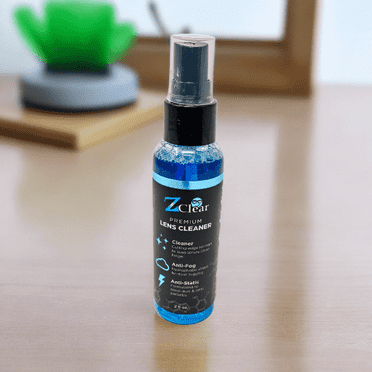 Z Clear Lens Cleaner and Anti Fog Spray for Glass & plastic lenses- 2oz spray