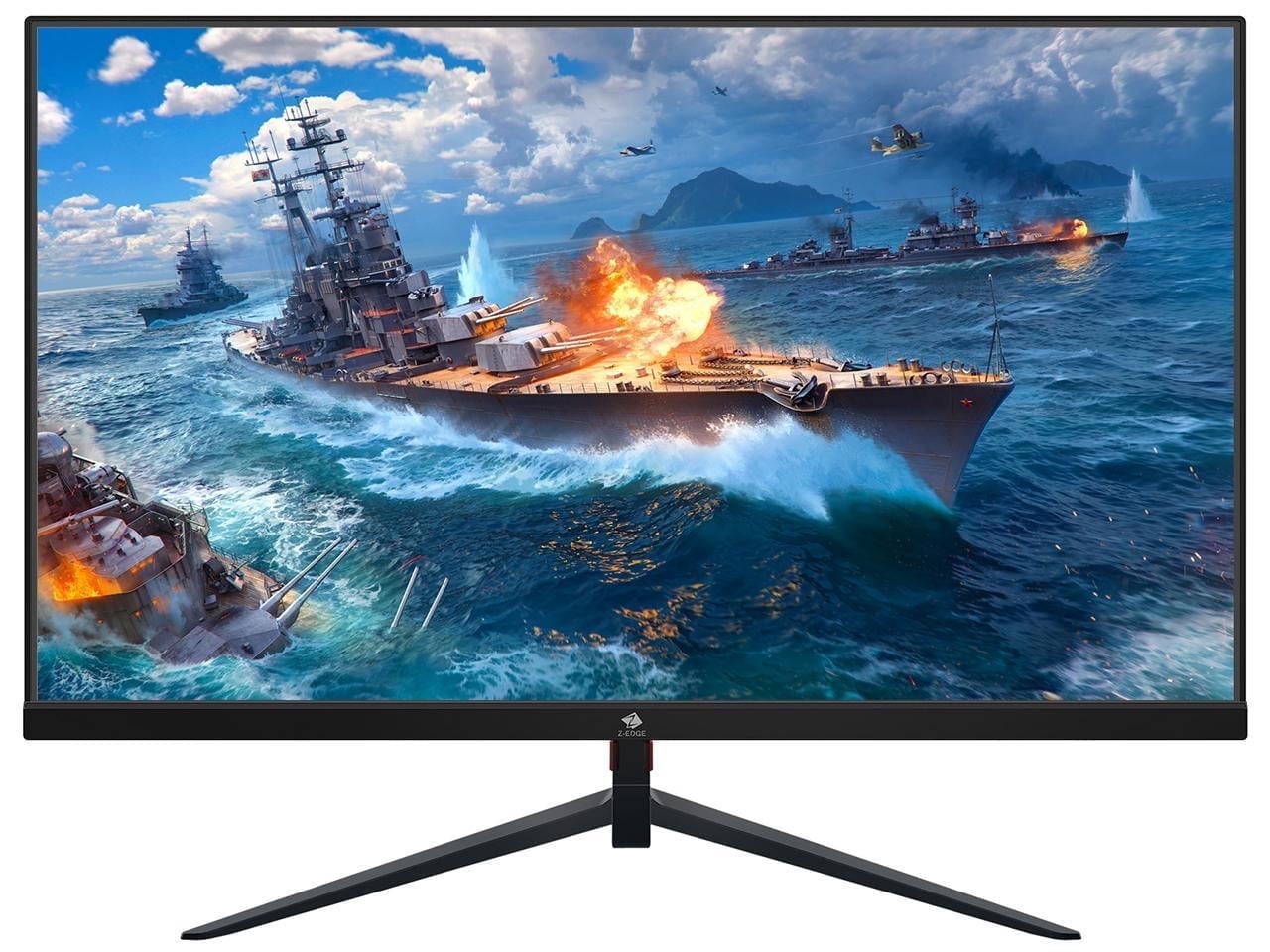 Pre-Owned Z-EDGE 25 inch Gaming Monitor, 240Hz 1ms, FHD 1920x1080, HDR10, FreeSync, 2 x HDMI, 2 x DisplayPort, Built-in Speakers, Black