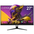 thumbnail image 1 of Z-EDGE 27 Inch 240Hz Gaming Monitor, FHD 1080P IPS Display, 1ms MPRT, AMD FreeSync, HDR Support, VESA Mount Compatible, Black, 1 of 6