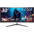 thumbnail image 1 of Z-Edge 30" Curved Gaming Monitor, WFHD1080P 200Hz Monitor, MPRT 1ms, 21:9 Aspect Ratio, 1500R Curved, 3000:1 Contrast, UG30 PIP-PBP, 2X DP 1.4 Ports and 2X HDMI 2.0 Port, 1 of 8