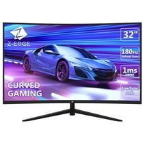 Z-EDGE 32-Inch Curved Gaming Monitor 2K QHD 165Hz 1ms 2560x1440, 16:9 LED Monitor Frameless, HDMI DP Port