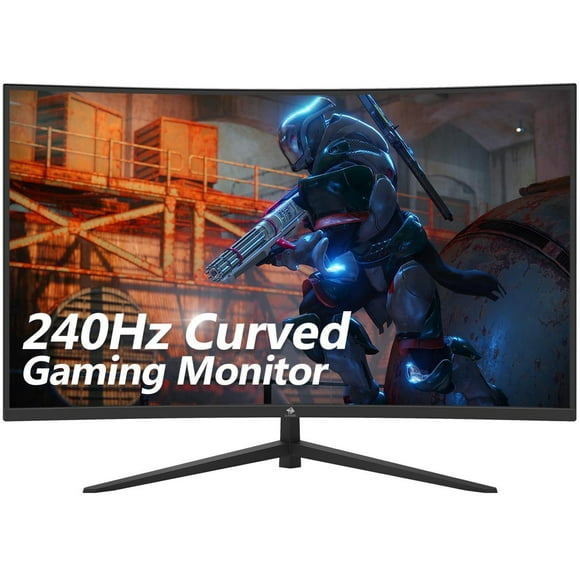 Pre-Owned Z-EDGE 32 inch Curved Gaming Monitor, 240Hz 1ms, FHD 1920x1080, 10, 2 x HDMI, 1 x , Black