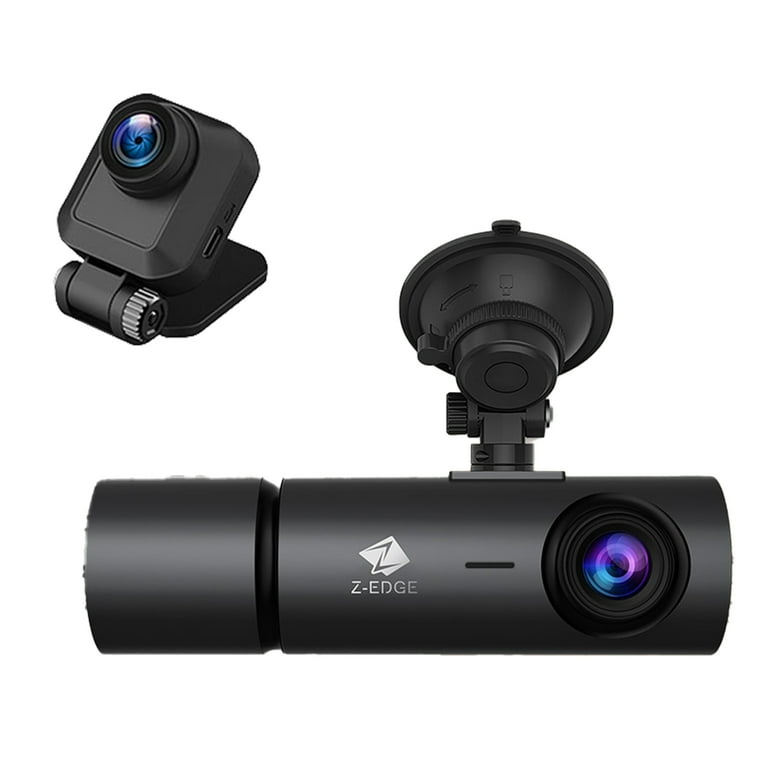 Z-EDGE T3P Triple Car Cameras for 4K Front, and 1080p Inside and