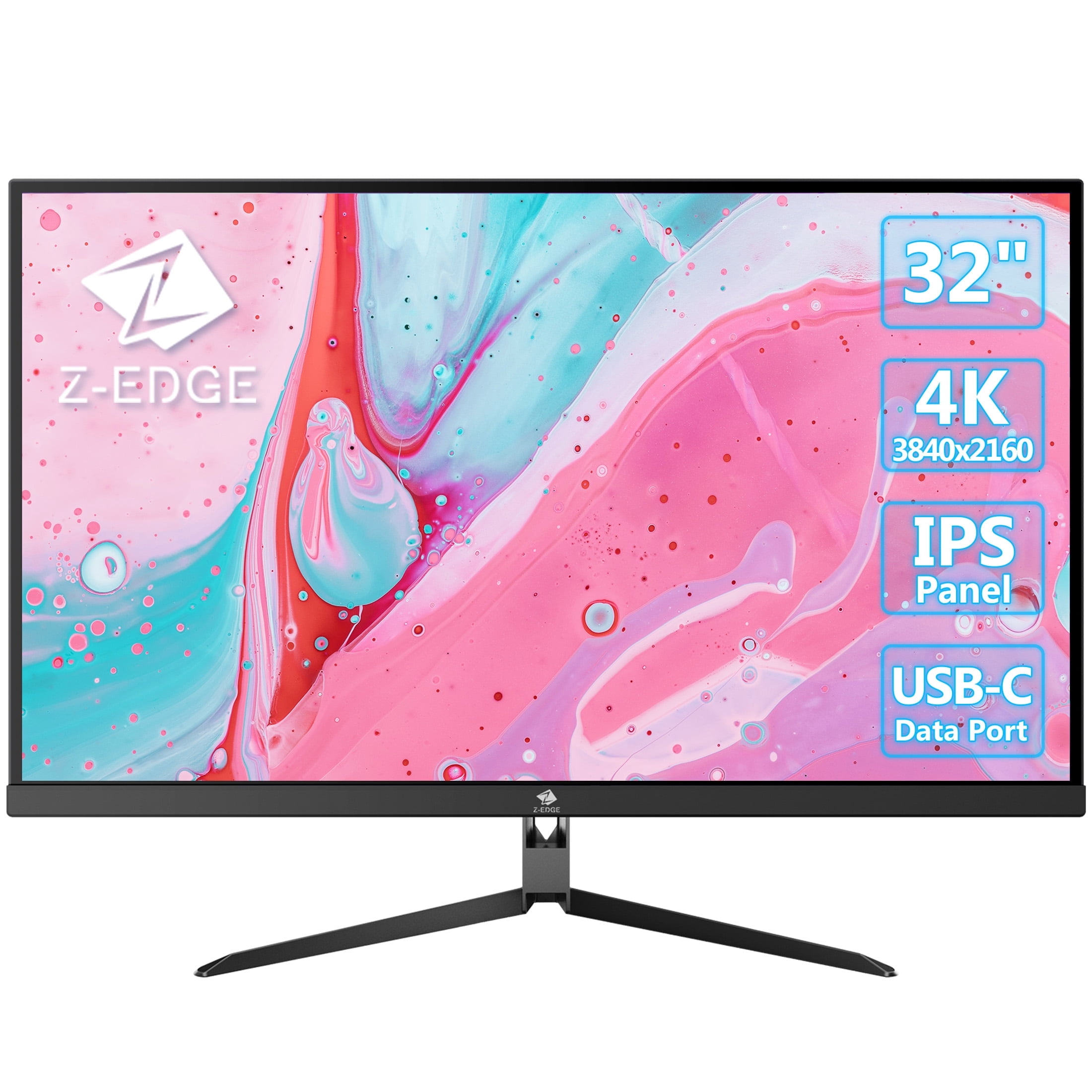 Z-EDGE U32I4K 32-Inch 4K Monitor 3840x2160 IPS 8ms 60Hz PD65W DP HDMI ...