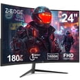 thumbnail image 1 of Z-EDGE UG24 24-Inch Curved Gaming Monitor 180Hz(DP) 144Hz(HDMI) 1ms Full HD 1920x1080 HDMI DP Port, 1 of 7
