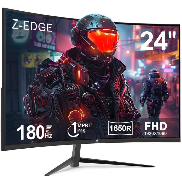 Z-EDGE UG24 24-Inch Curved Gaming Monitor 180Hz(DP) 144Hz