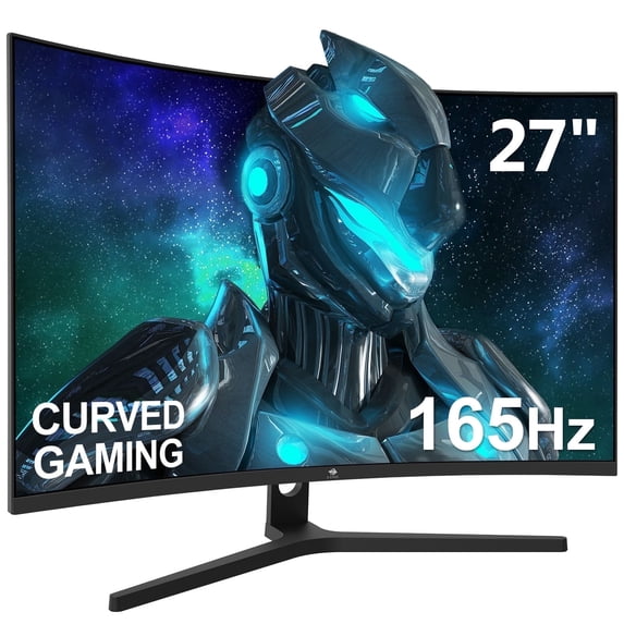 Z-EDGE UG27F 27-Inch Curved Gaming Monitor 165Hz 1ms Full HD 1920x1080 LED Monitor HDMI DP Port