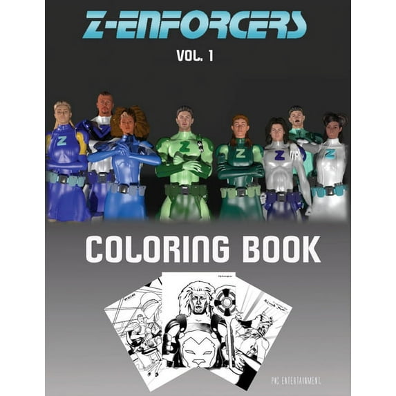 Z-Enforcers Coloring Book: Vol. 1, (Paperback)