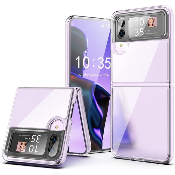 Z Flip 4 Case, Zflip4 Crystal Clear Transparent Anti-yellow Shockproof Bumper Phone Cover Protective Silicone Cases for Flip4 5G 2022 (Crystal Clear)