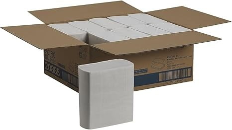 Z-Fold Multifold Paper Towels, 1-Ply, 260 Sheets/Pack, 10 Packs/Carton (20885)
