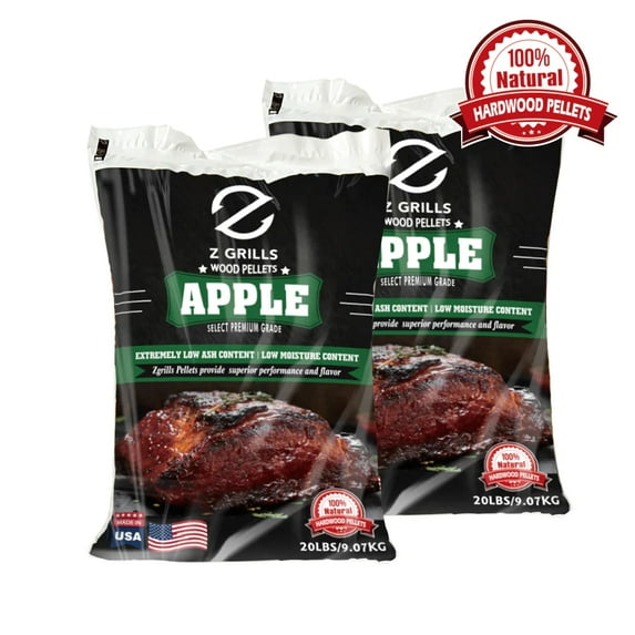 Z GRILLS 100% Natural Wood Pellets for Smoker Grill, Cooking Pellets for Juicy Meat, Low Moisture Hardwood Smoke Pellets for BBQ, Pizza