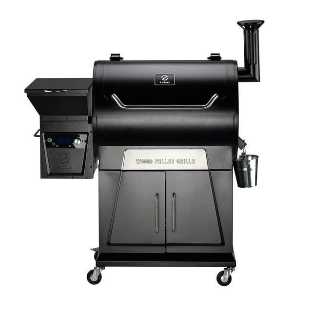 Z GRILLS 700D3 Wood Pellet Grill & Smoker with PID 2.1 Control, 697 SQ. in Cooking Area, Dual-walled Insulation, Huge Storage Cabinet, Hopper Clean-out and Grill Cover