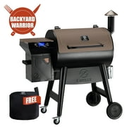 Z GRILLS Backyard Warrior 697 sq.in 8-in-1 Wood Pellet Grill Smoker with PID 2.1 Technology, LCD Screen, Meat Probes and Rain Cover