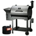 thumbnail image 1 of Z GRILLS Classic ZPG-7002B3E with 697 sq.in. , 8-in-1 BBQ Pellet Grill & Smoker Auto Temperature Control with Cover for Outdoor Cooking, Sliver, 1 of 13