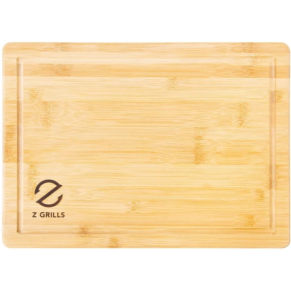 Z GRILLS Cutting Boards for Kitchen - Bamboo Cutting Board, Cutting Boards with Juice Grooves, Serving Board, Charcuterie and Chopping Butcher Block for Meat, Veggies, Easy Grip Handle