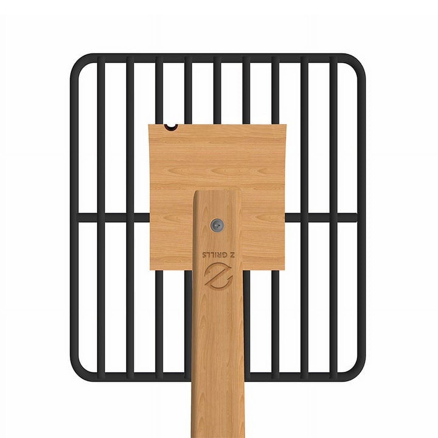 Z GRILLS Natual Wood Grill Scrapper Grid Lifter Cooking Grate 2in1
