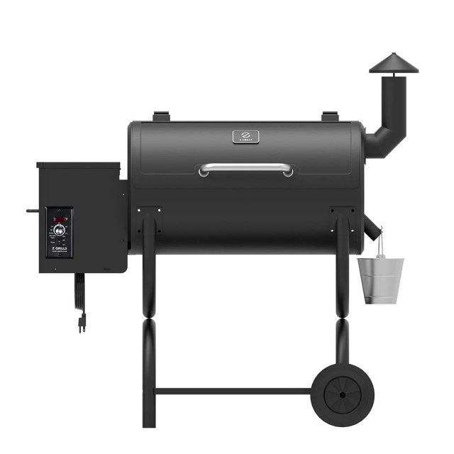 Z GRILLS Upgrade Wood Pellet Smoker Grill, Multifunctional 8 in 1 BBQ