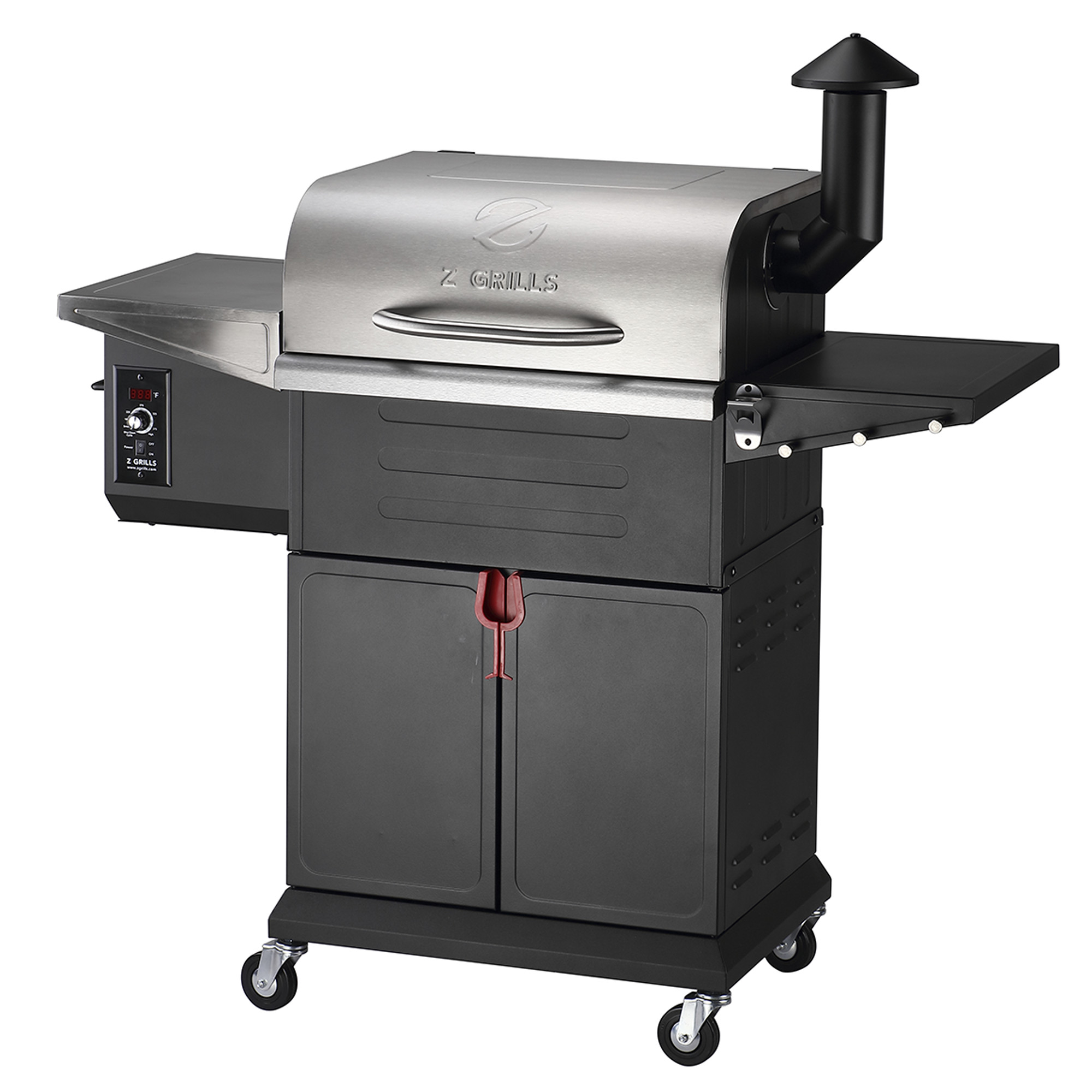 Z GRILLS Wood Pellet Grill Smoker with PID Technology, Auto Temperature Control, Direct Flame Searing Function, 572 sq in Cooking Area for Outdoor BBQ - image 1 of 4