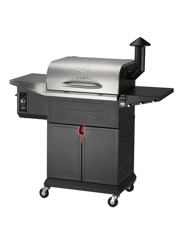 Z GRILLS Wood Pellet Grill Smoker with PID Technology, Auto Temperature Control, Direct Flame Searing Function, 572 sq in Cooking Area for Outdoor BBQ