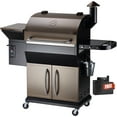 thumbnail image 1 of Z GRILLS BBQ Legend 1060 Sq.in Wood Pellet Grill & Smoker, 8-in-1 BBQ with PID Controller, Storage Cabinet, Side Shelf & Grill Cover, ZPG-1000D Bronze, 1 of 17