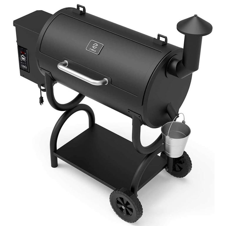 Z Grills Zpg-7002b3e 694 Sq. in. Wood Pellet Grill and Smoker 8-in-1 BBQ Stainless Steel
