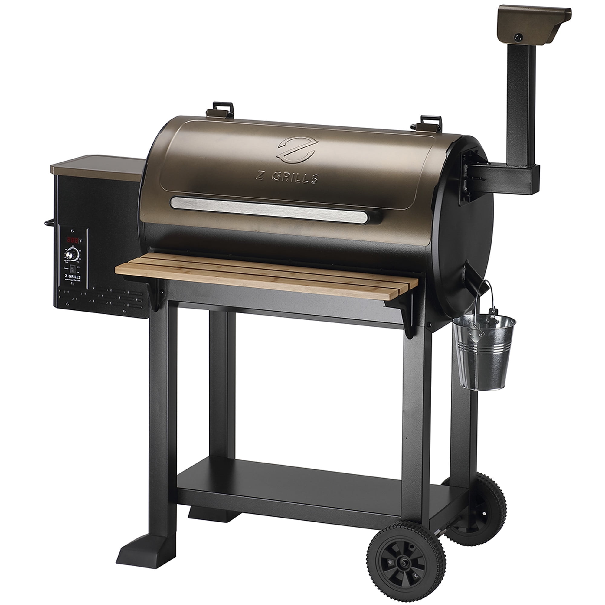 Z-GRILLS ZPG-550C 553 sq. in. Pellet Grill and Smoker Black