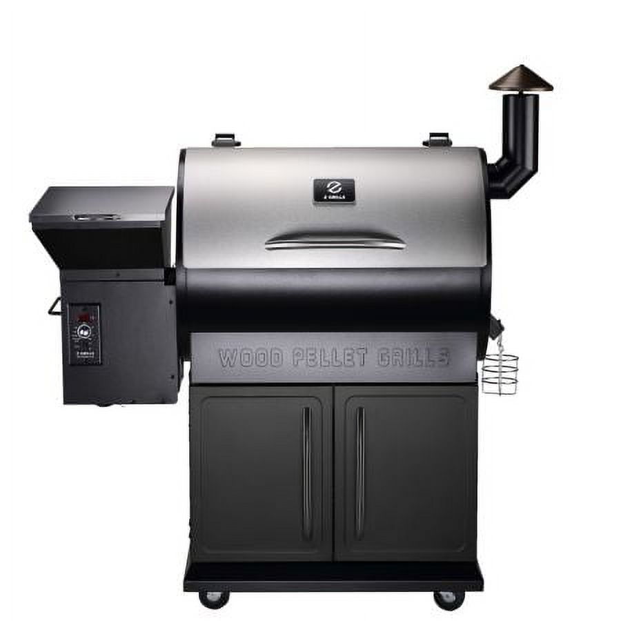 Z GRILLS ZPG-700E 694 sq. in. Wood Pellet Grill and Smoker 8-in-1 BBQ Stainless Steel - image 1 of 9