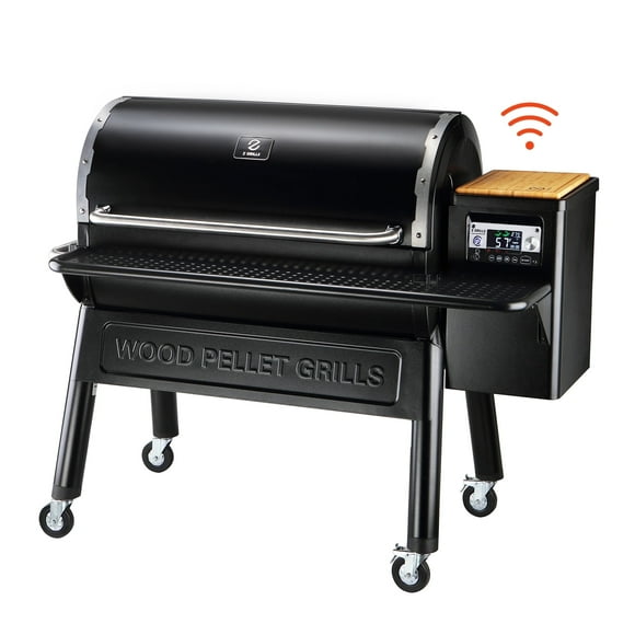 Z GRILLS 11002B 1068 sq. in cooking area, WIFI Wood Pellet Grill & Smoker, Electric BBQ Grill with WiFi & App Connectivity, Smart Home Technology, PID Controller