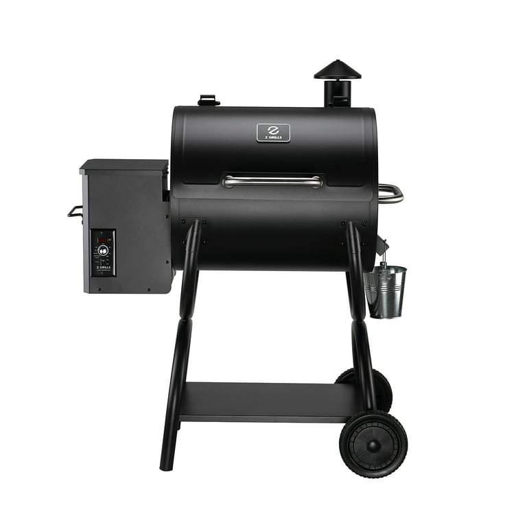 Z Grills 550A Smart Wood Pellet Grill 6 in1 Outdoor BBQ Smoker 590 SQ  Inches Cooking Area 