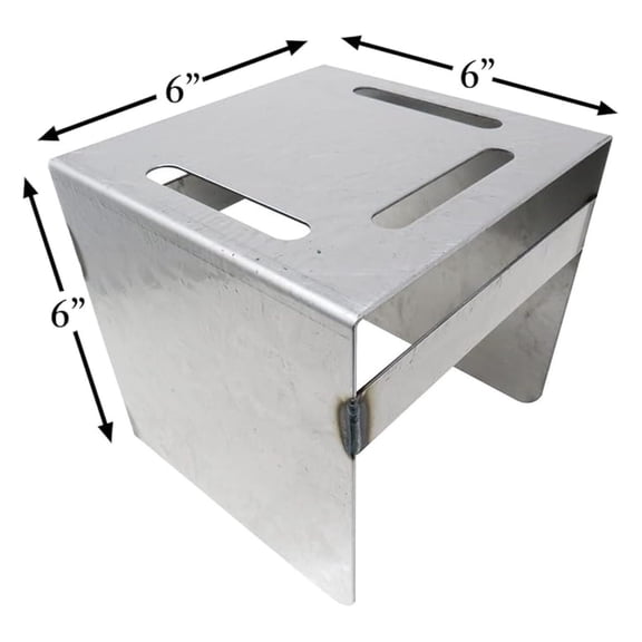 Z-Grills Heat Baffle Replacement - Compatible with 450 & 1000 Series Pellet Grills - 6x6x6 Inch - Original Manufacturer Part - USA Seller