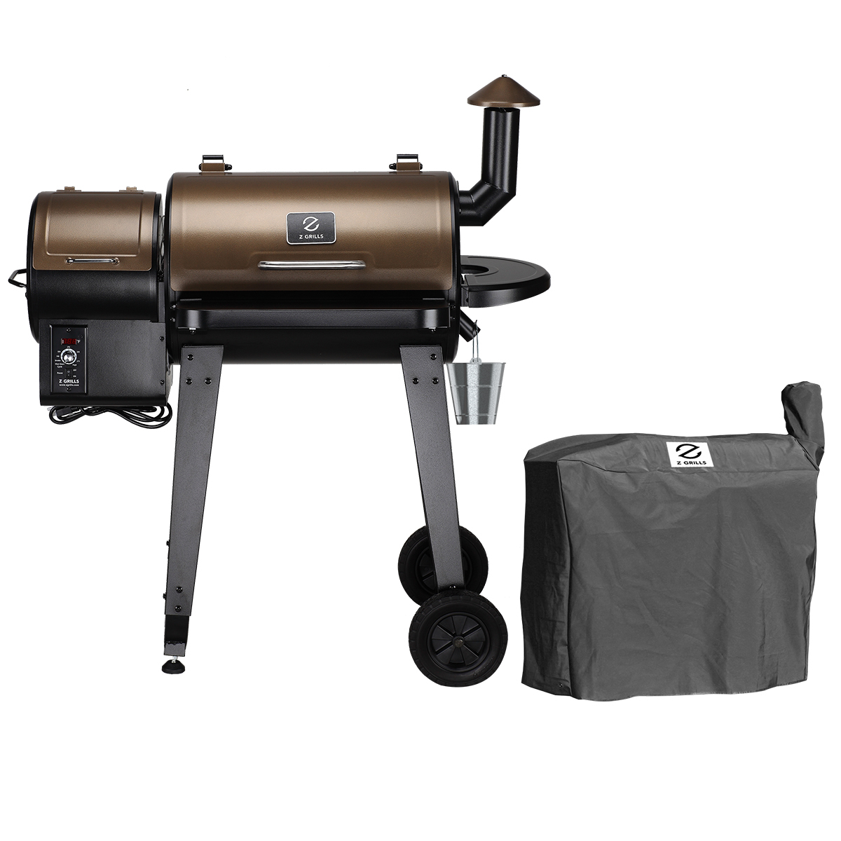 Z Grills ZPG450A Wood Pellet Grill & Smoker Upgrade 8 in 1 BBQ with