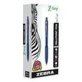 thumbnail image 1 of Zebra 23920 Z-Grip Medium 0.7 mm Retractable Ballpoint Pen - Blue (1 Dozen), 1 of 2