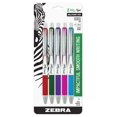 thumbnail image 1 of Zebra Z-Grip Flight Retractable Ballpoint Pen, Bold Point, 1.2mm, Assorted Ink, 5-Count, 1 of 10