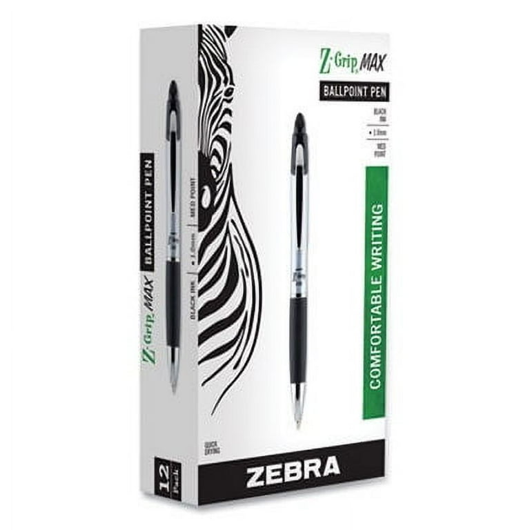Gripped Ballpoint Pen, Stick, Medium 1 mm, Black Ink, Black Barrel, Dozen Gripped Ballpoint Pen, Stick, Medium 1 mm, Black Ink, Black Barrel, Dozen