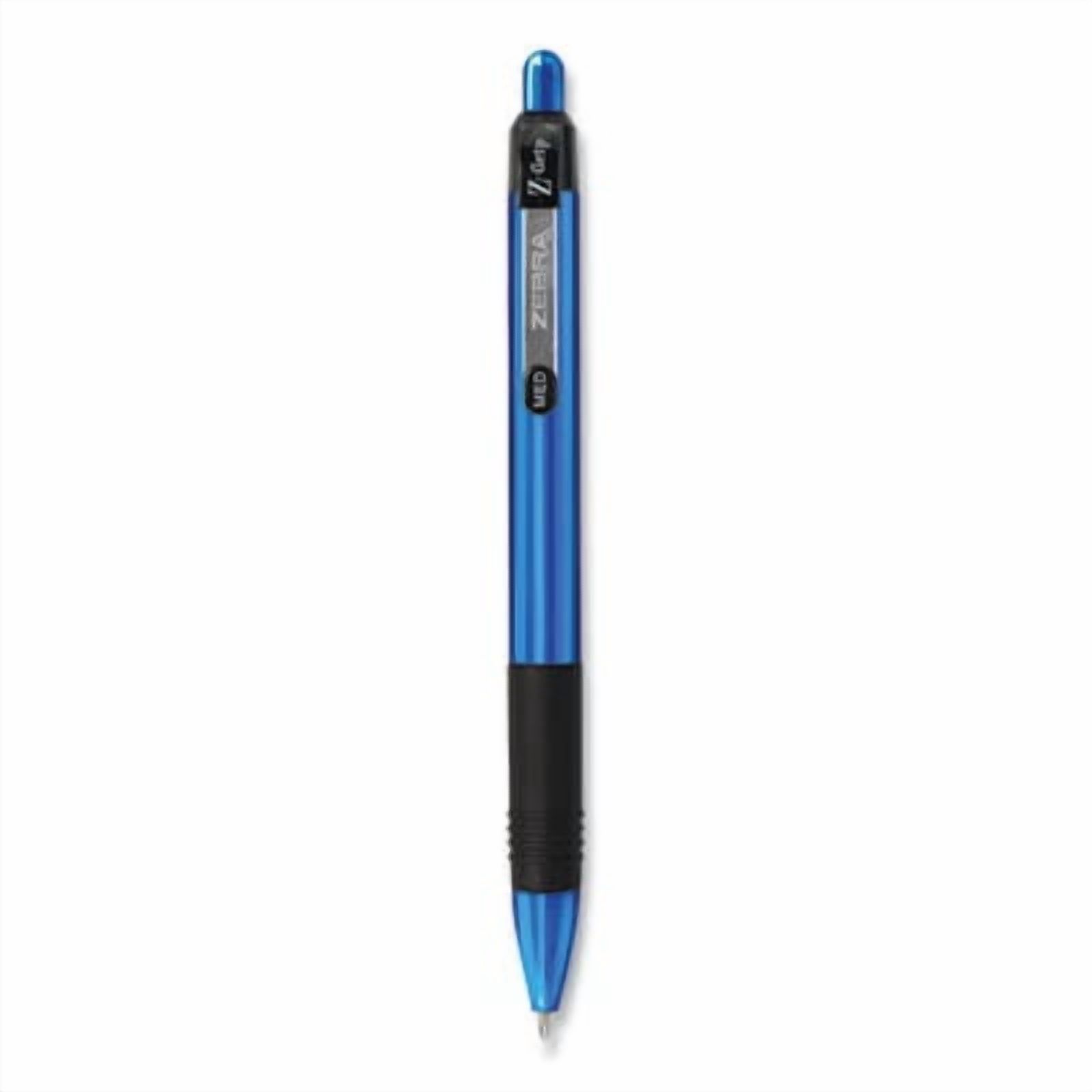 Zebra Z-Grip Elite Retractable Ballpoint Pen Medium Point Blue Ink Dozen (27020)