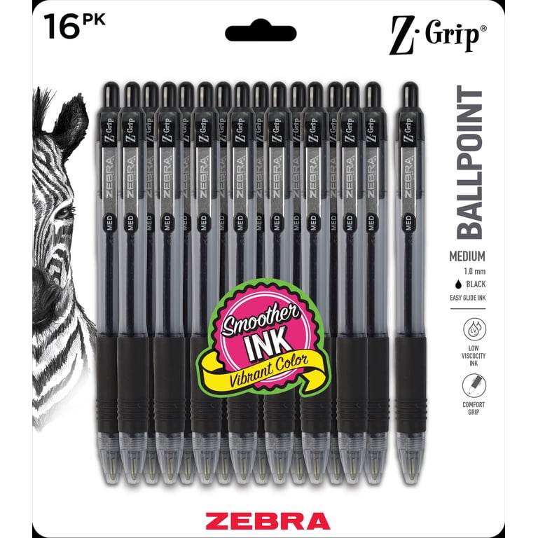ペンpen商品❗️ Zebra Pen Z-Grip Retractable Ballpoint Pens, 1.0mm Medium Point