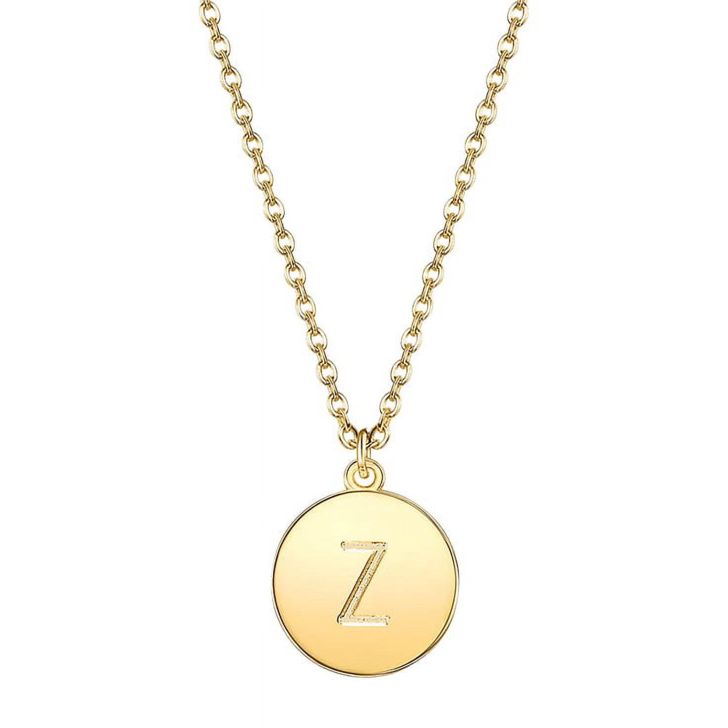 One in a million initial pendant necklace discount