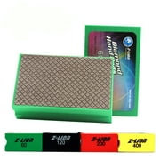 Z-LION Electroplated Diamond Hand Polishing Pads 120 Grit Glass Grinding Pad Stone Marble Ceramic Hand DIY Tool