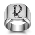 thumbnail image 1 of Z.LP Men’s Statement Ring: Engraved Initial “Y” Signet Ring,, 1 of 7