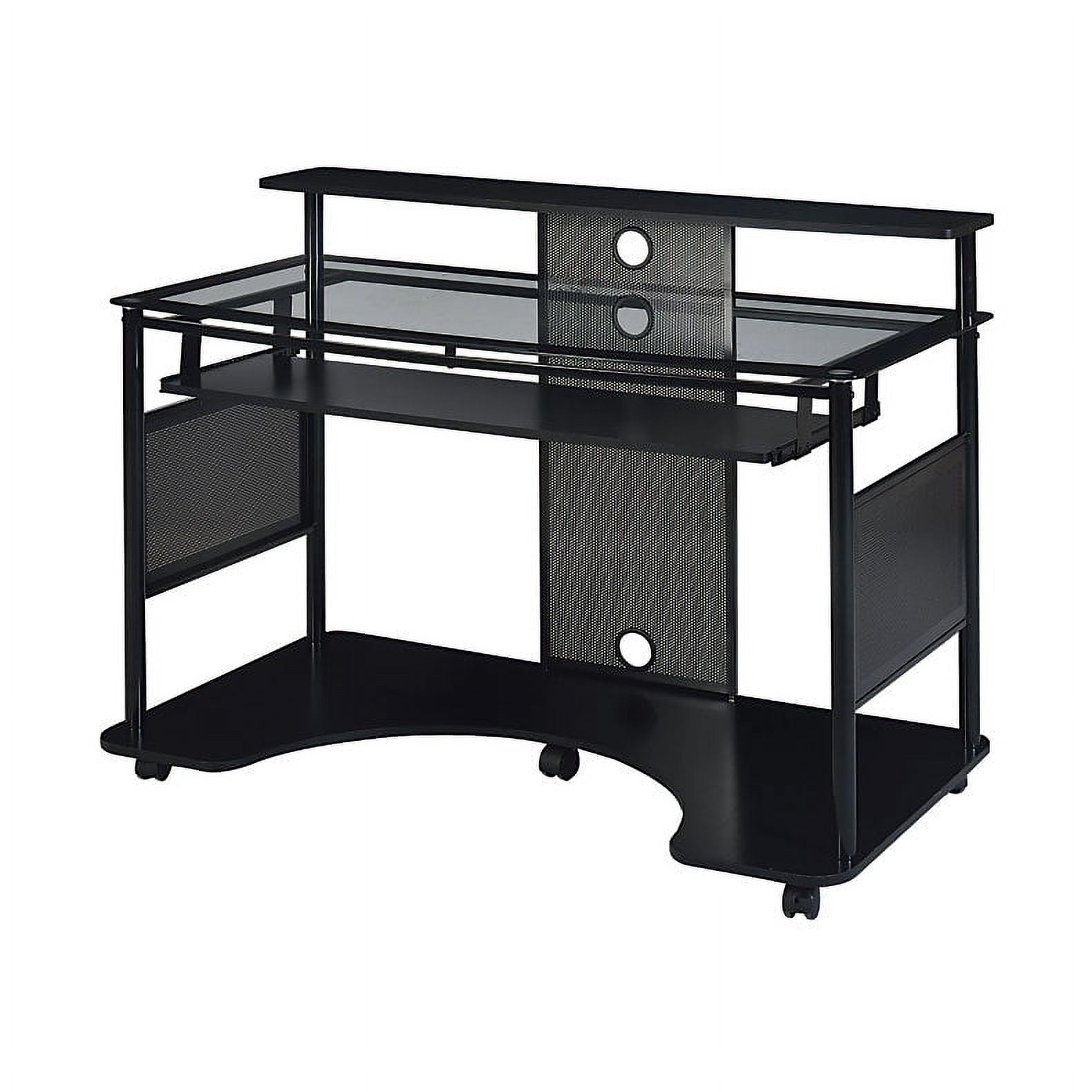 Z line designs mobile workstation desk black deals