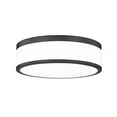 thumbnail image 1 of Z-Lite 1012F12-Led Ballord 12" Wide Flush Mount Drum Ceiling Fixture - Black, 1 of 7