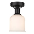 thumbnail image 1 of 733F1-MB-Z-Lite-Bryant - 1 Light Flush Mount In Industrial Style-9.5 Inches Tall and 5.5 Inches Wide-Matte Black Finish-Matte Opal Glass Color, 1 of 7