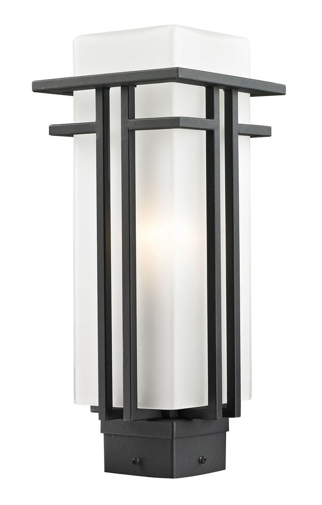 Z-Lite Abbey 549PHM-BK Outdoor Post Light