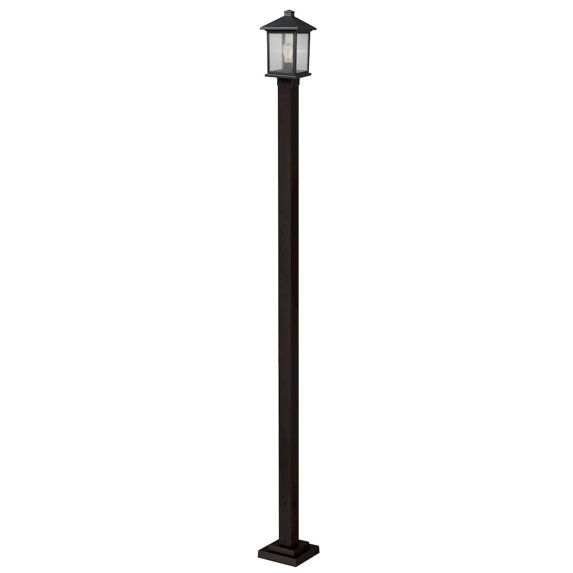 Z-Lite Portland 1 Light Outdoor Post Light in Oil Rubbed Bronze