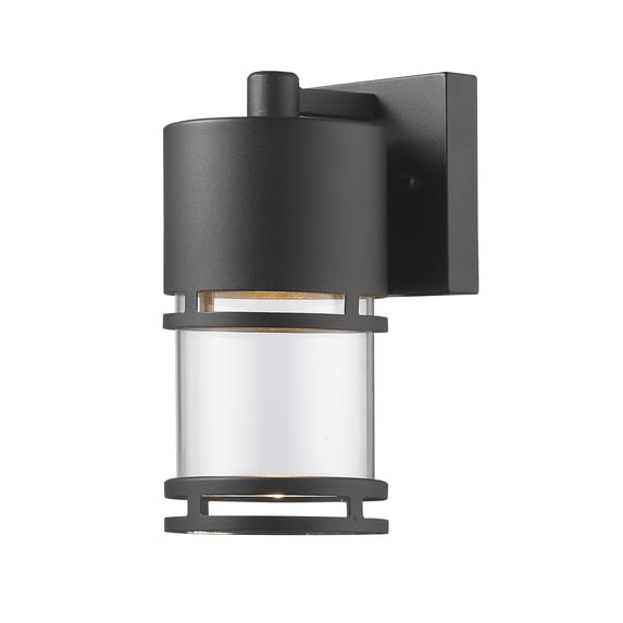 Z-Lite Luminata Outdoor LED Wall Light in Black